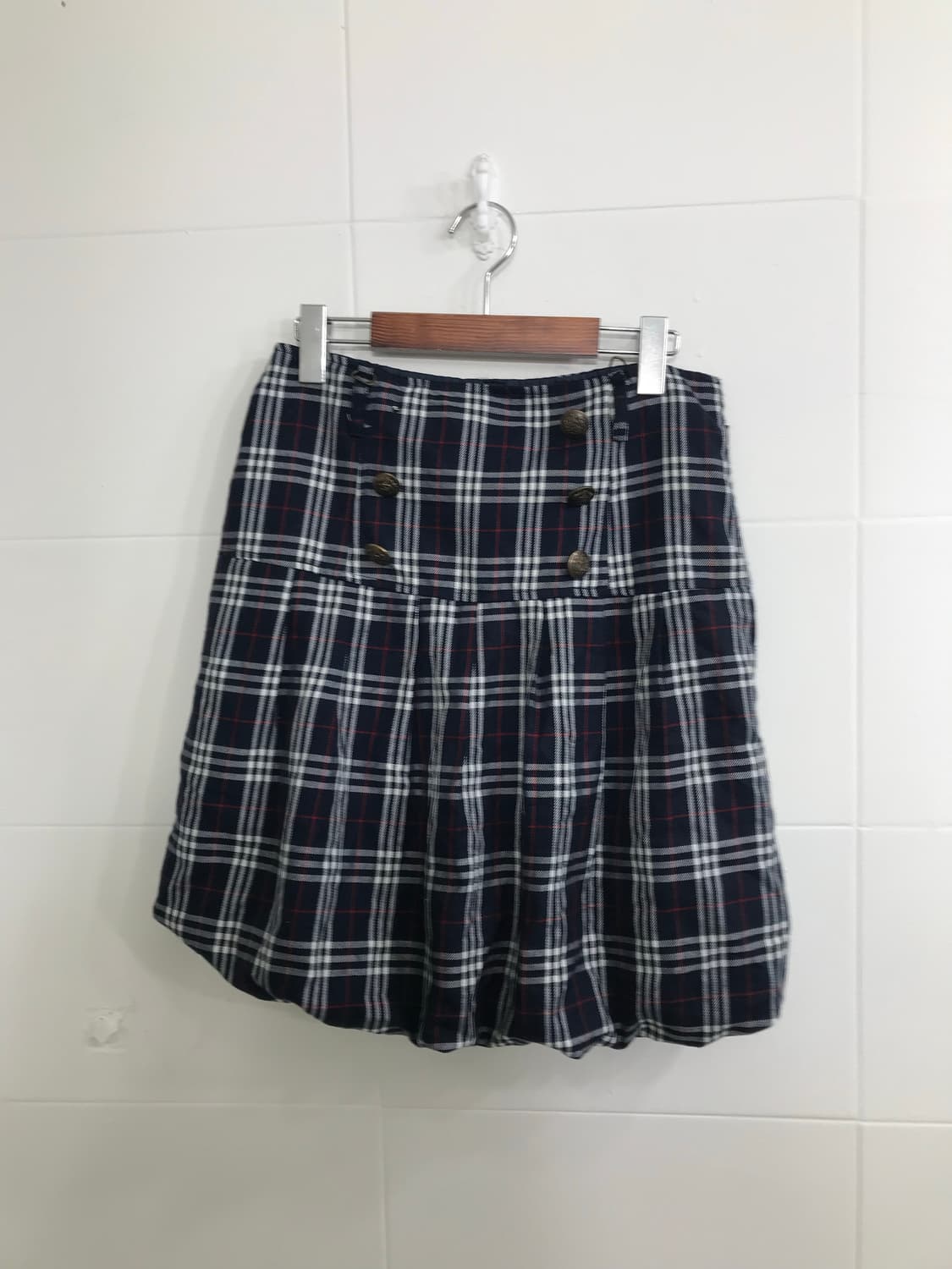네이비 너드 니혼진 체크 펌킨 코디세트 상품이미지7