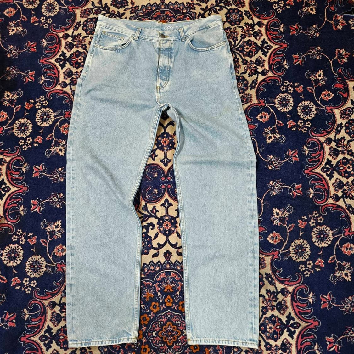 코스(COS) 라이트 블루 릴렉시드 데님 청바지 33 상품이미지1