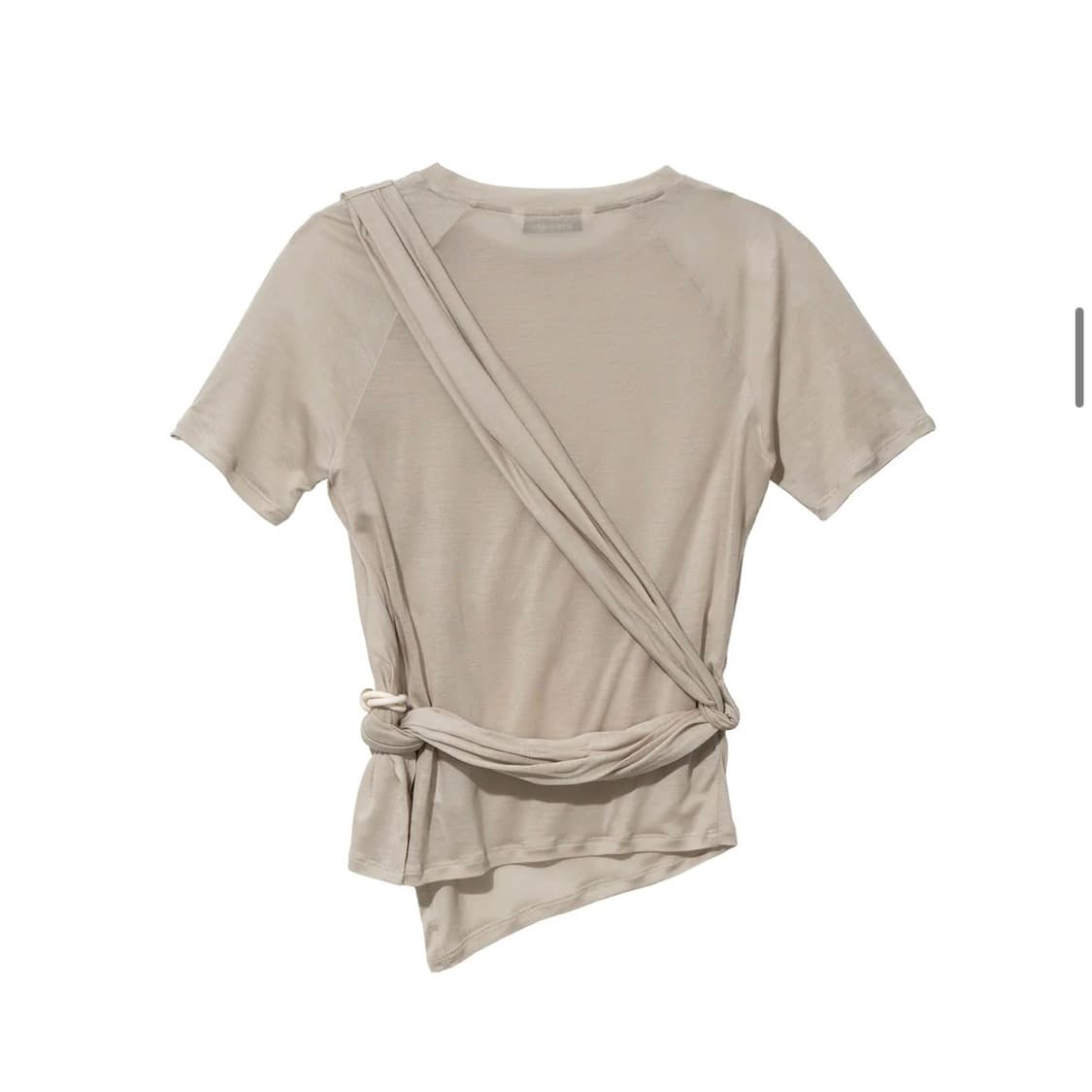 Hyein Seo 혜인서 Tied Asymmetric T-shirt 상품이미지3
