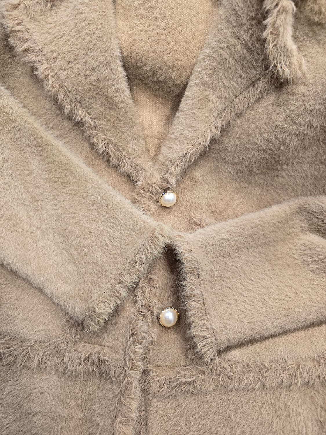 올리브데올리브 자켓 카멜 XS(44) 상품이미지5