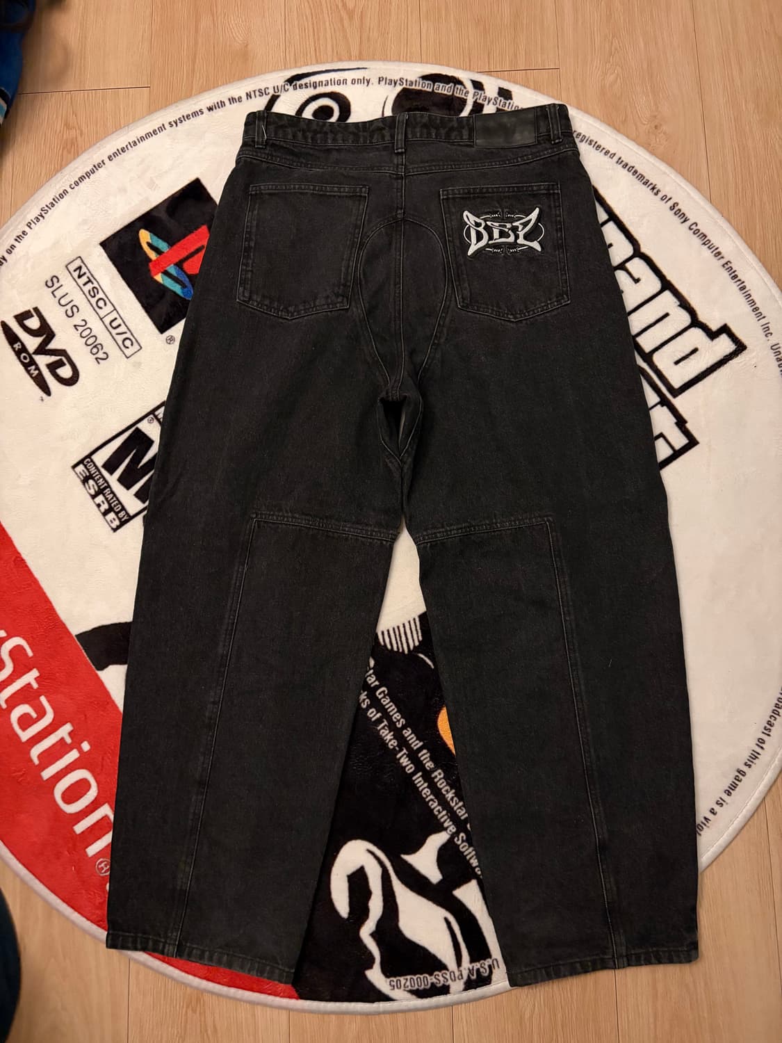 [L] 블랙아이패치 바이커 데님 상품이미지1