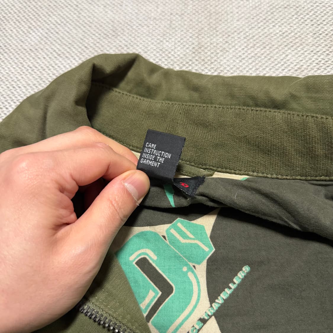 DIESEL 올드 디젤 빈티지 코튼 디테일 스윙톱 자켓 상품이미지3