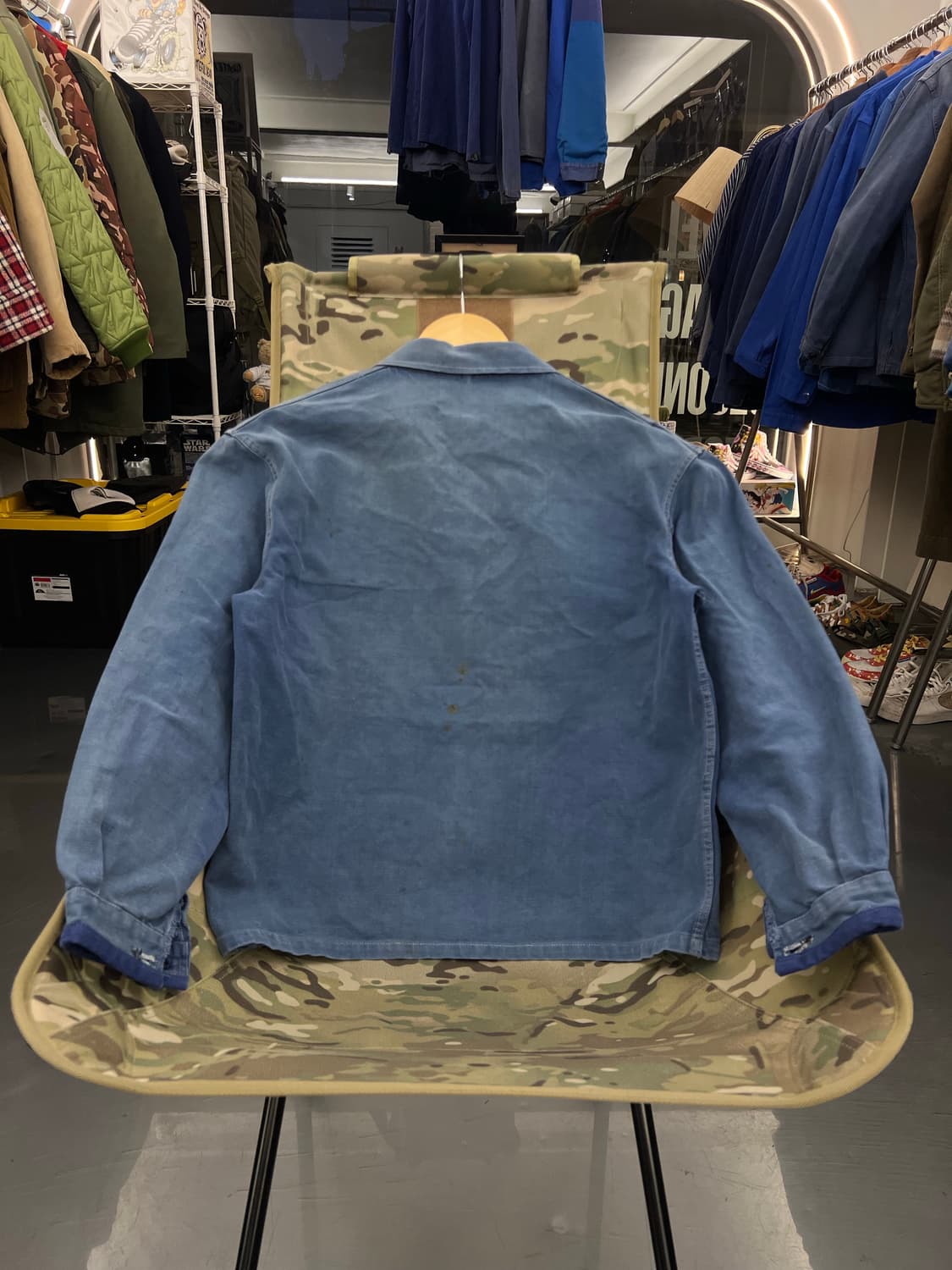 OLD VINTAGE HARD FADED FRENCH 빈티지프렌치워크자켓 상품이미지2