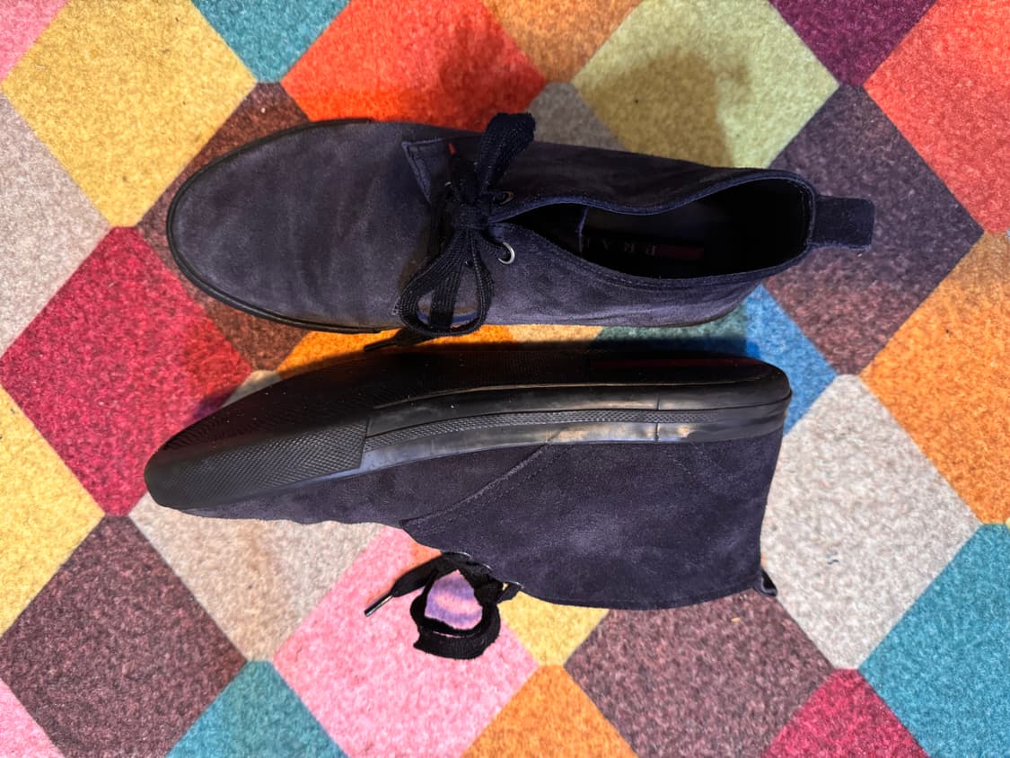 프라다 스웨이드 처카부츠 상품이미지2