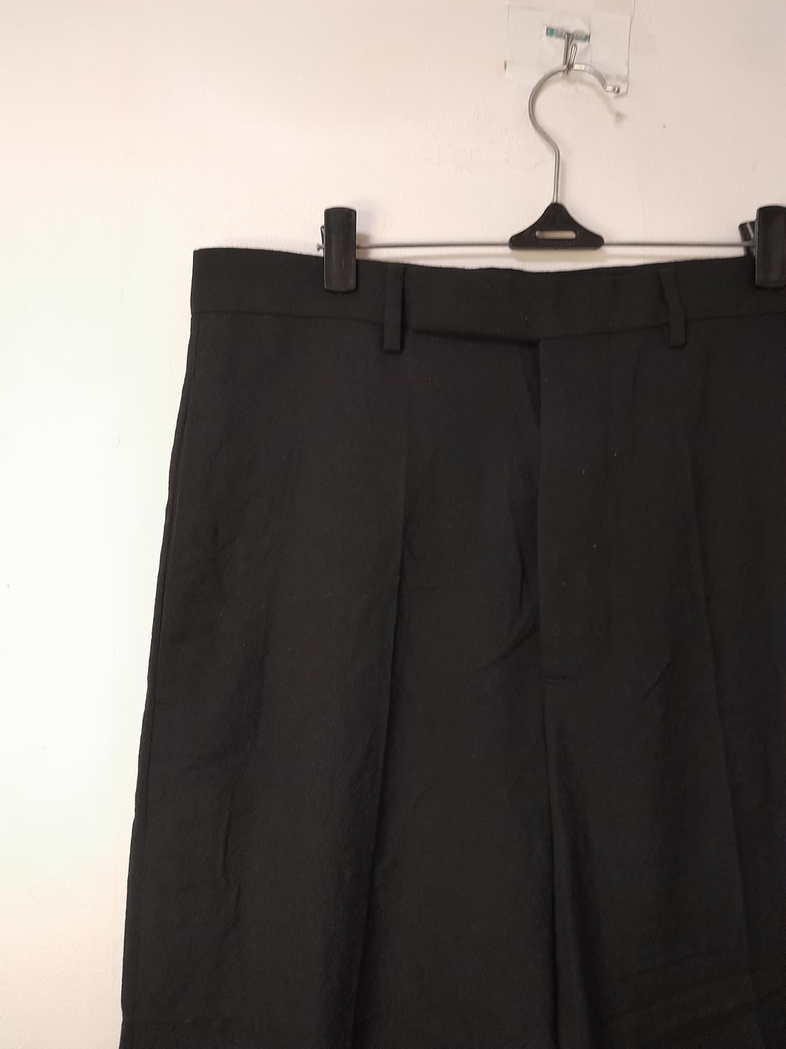 릭오웬스 블랙 DIRT 클래식 울슬랙스 46/30"~31" 상품이미지3