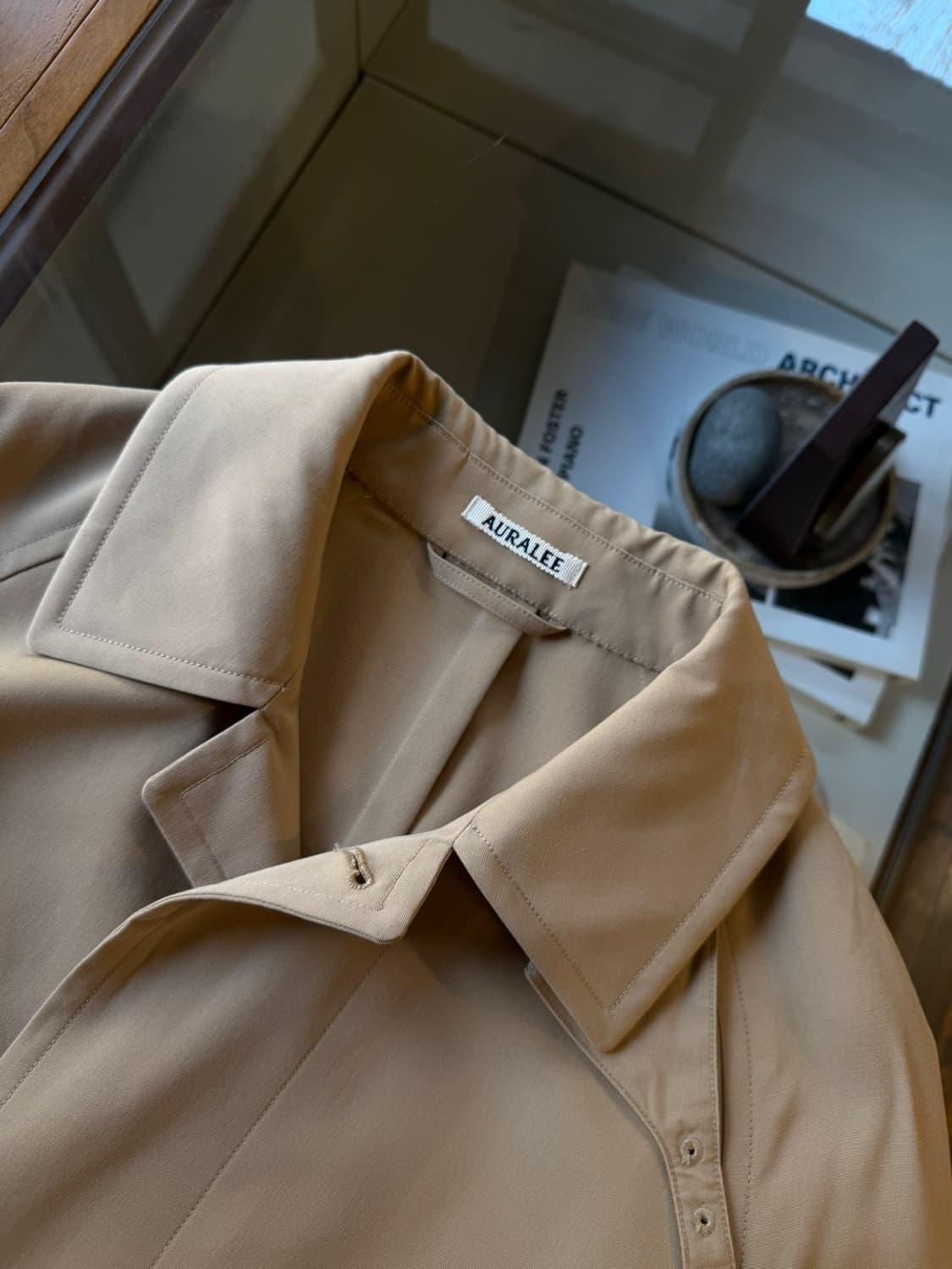 오라리 벨티드 래글런 코트 100 상품이미지8