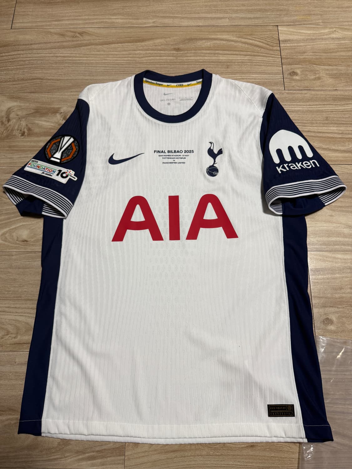 [M] 24-25 토트넘 어센틱 홈 손흥민 유로파 결승 ADV 유니폼 상품이미지1