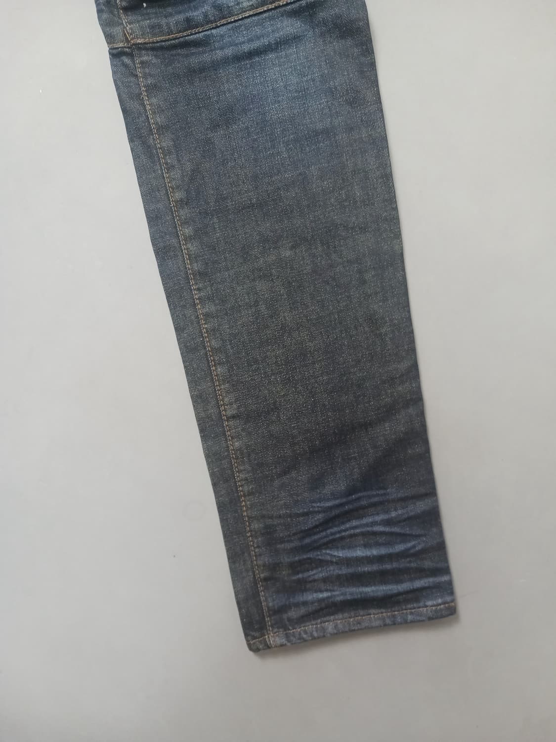 [32] 발망 빈티지 녹워싱 바이커진 청바지 상품이미지5
