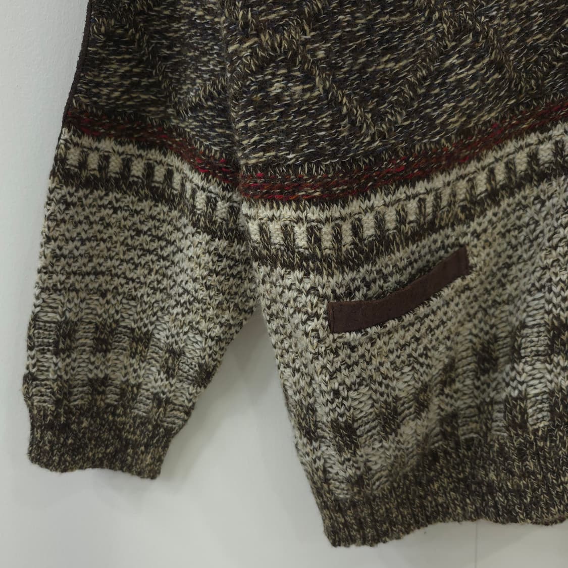 90년대 이탈리아산 패턴 니트 빈티지 가디건 상품이미지4