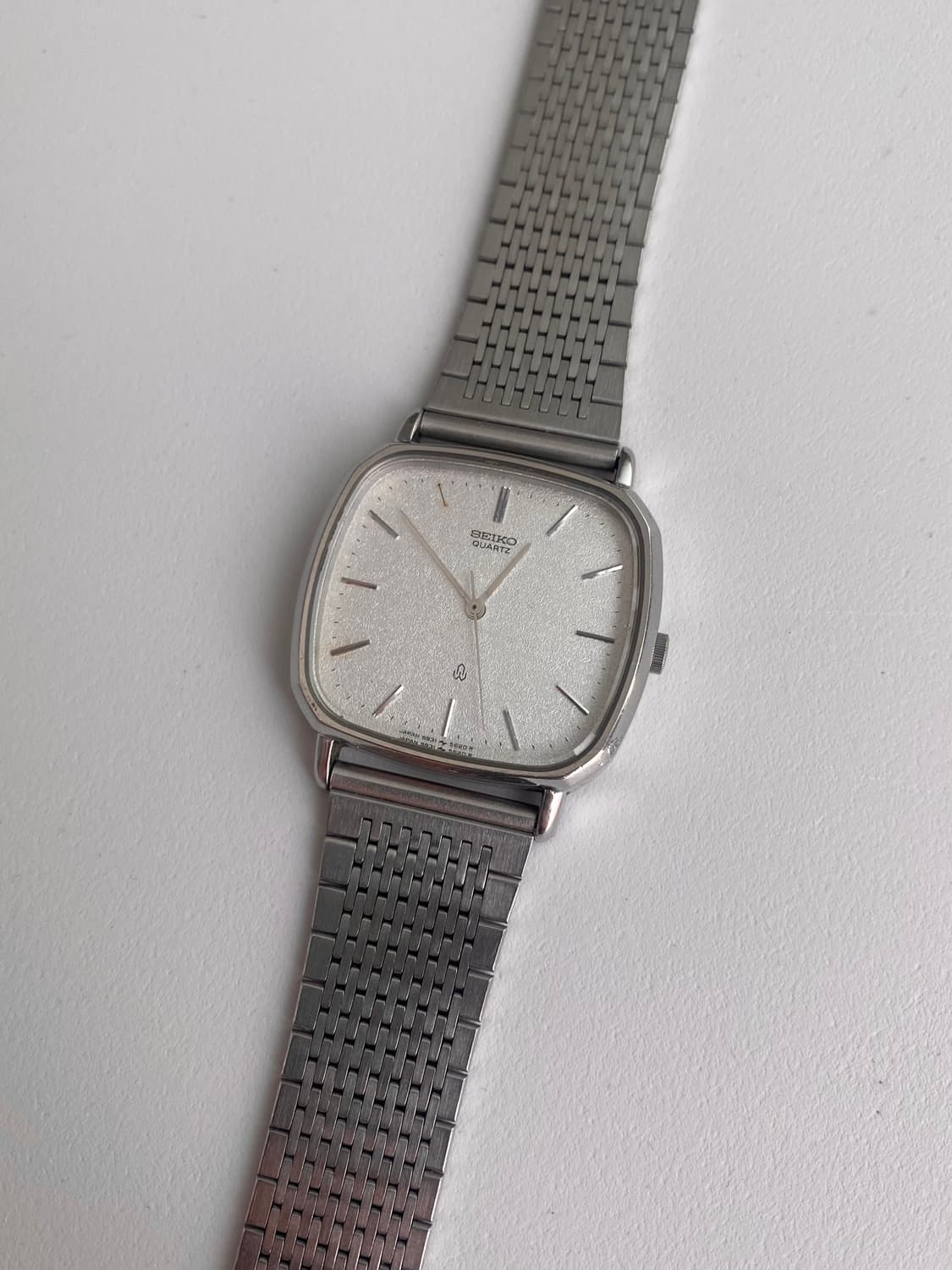 Seiko 세이코 스퀘어 쿼츠 스노우 상품이미지2