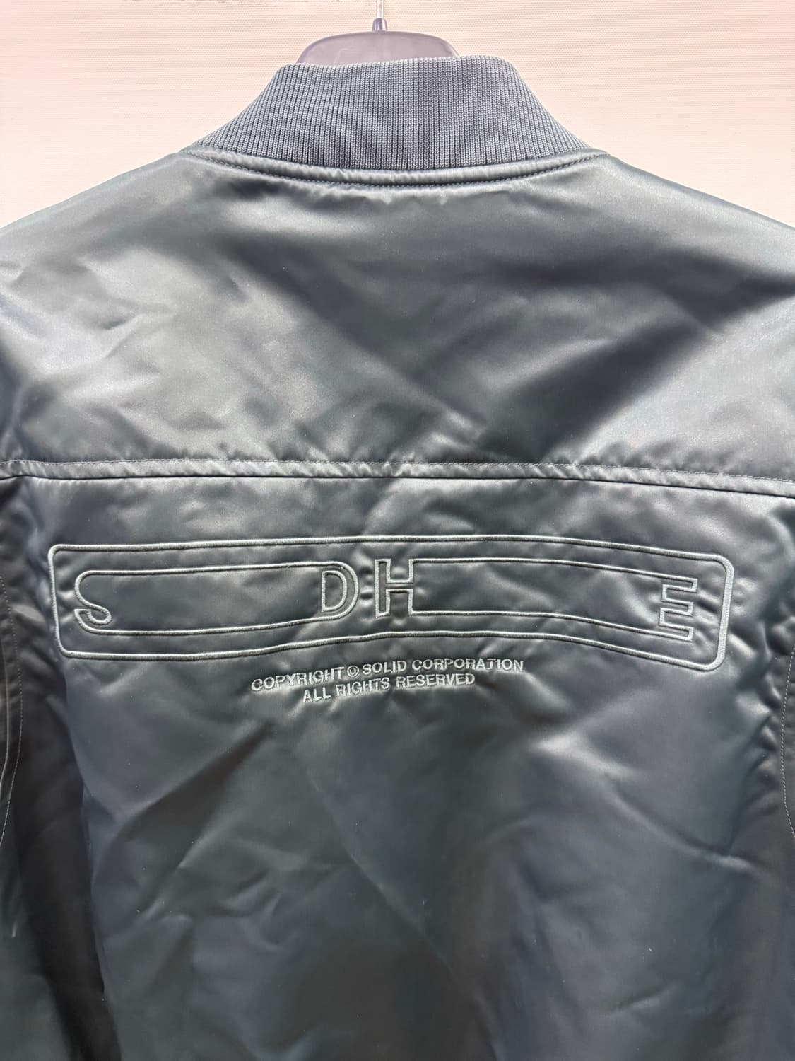 솔리드옴므 백로고 바시티 그린 48사이즈 상품이미지3