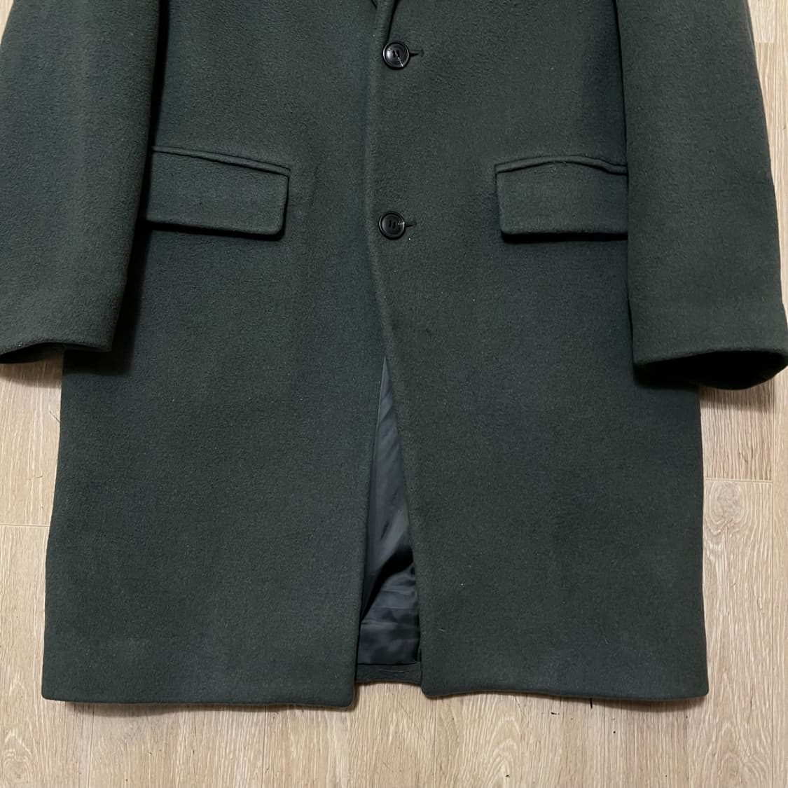 카이아크만 남성 클래식 모직 싱글 코트 M/95  상품이미지3