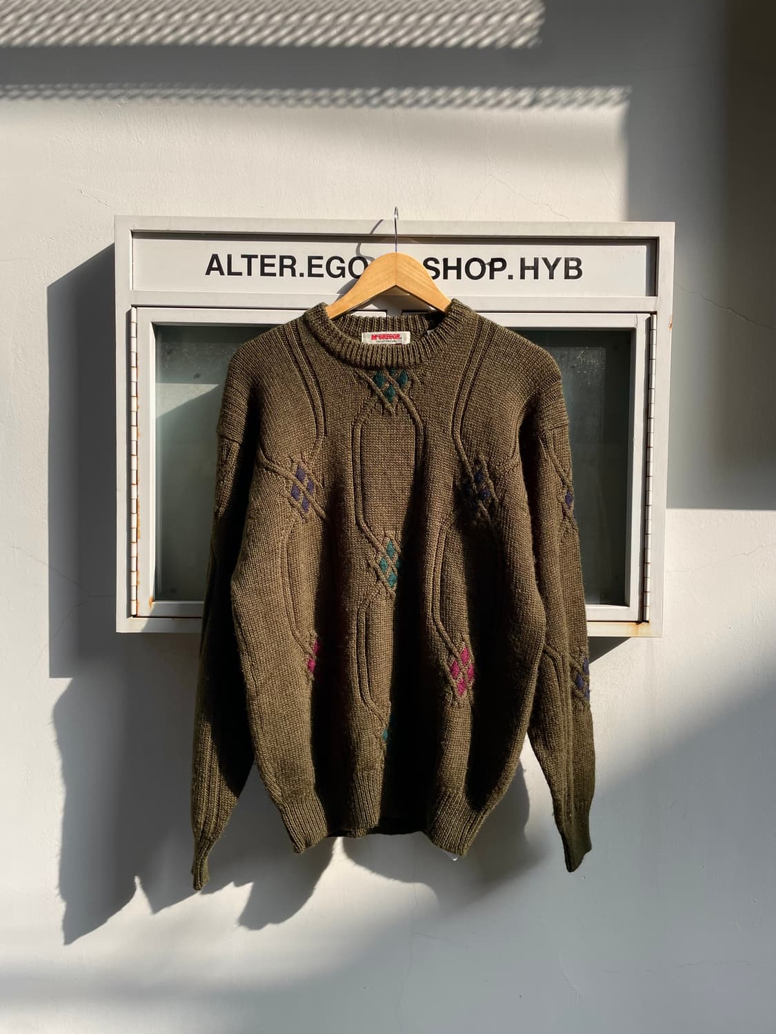 McGregor argyle wool knit 상품이미지1