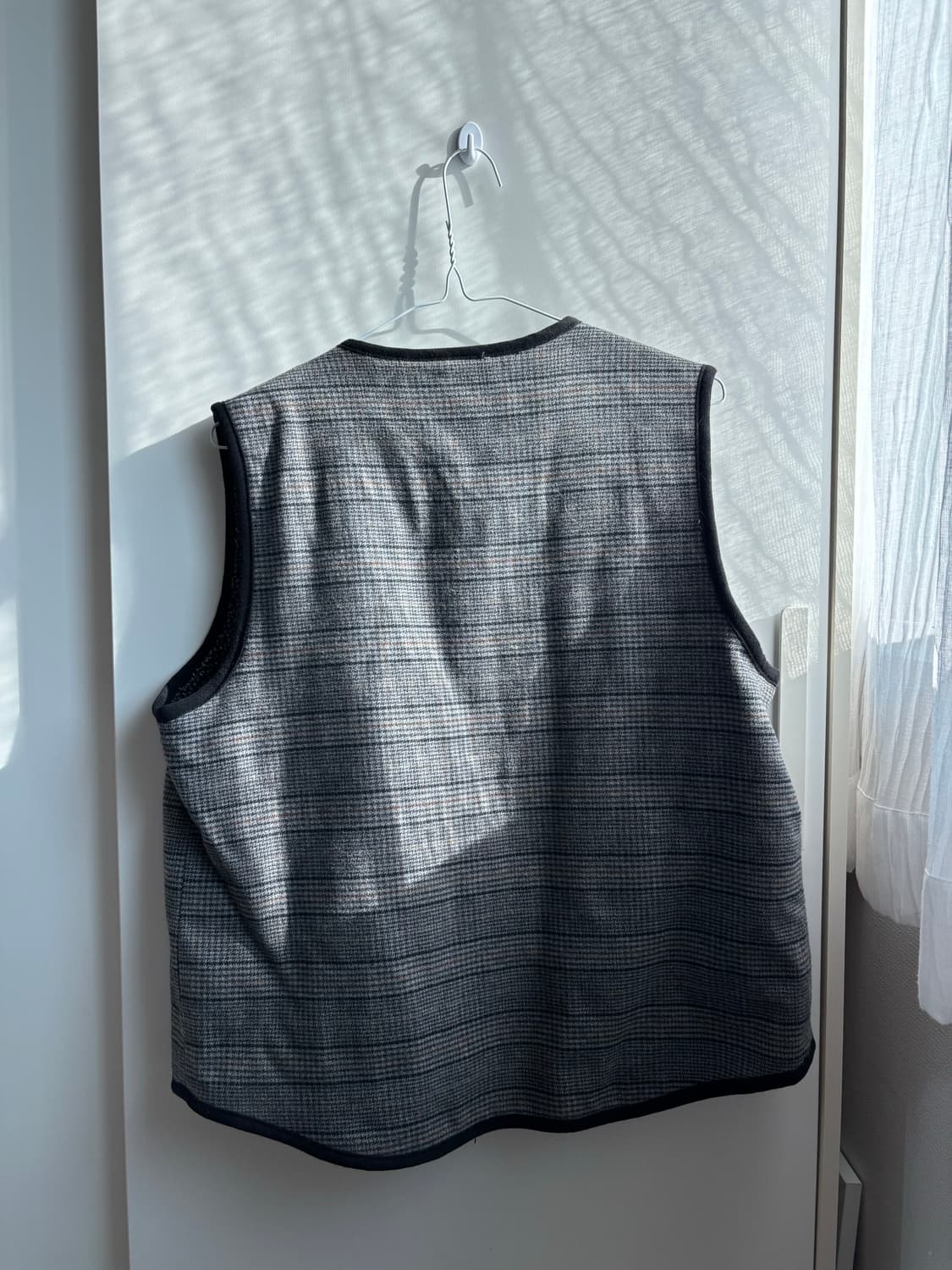 Vintage 빈티지 체크 조끼 상품이미지2