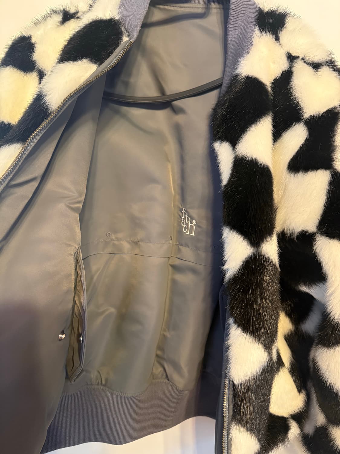 FETCH 나일론 리버시블 MA-1 자켓 차콜 상품이미지8