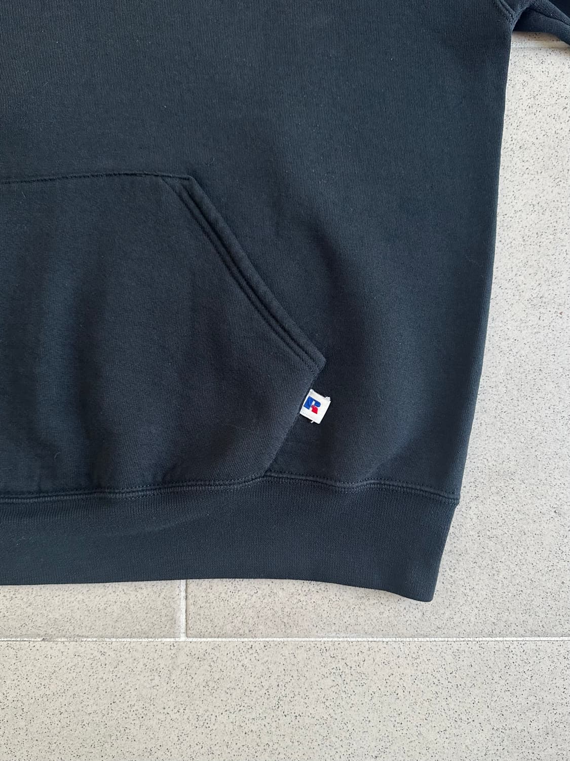 90s 빈티지 러셀 후드 블랙 L USA 상품이미지3