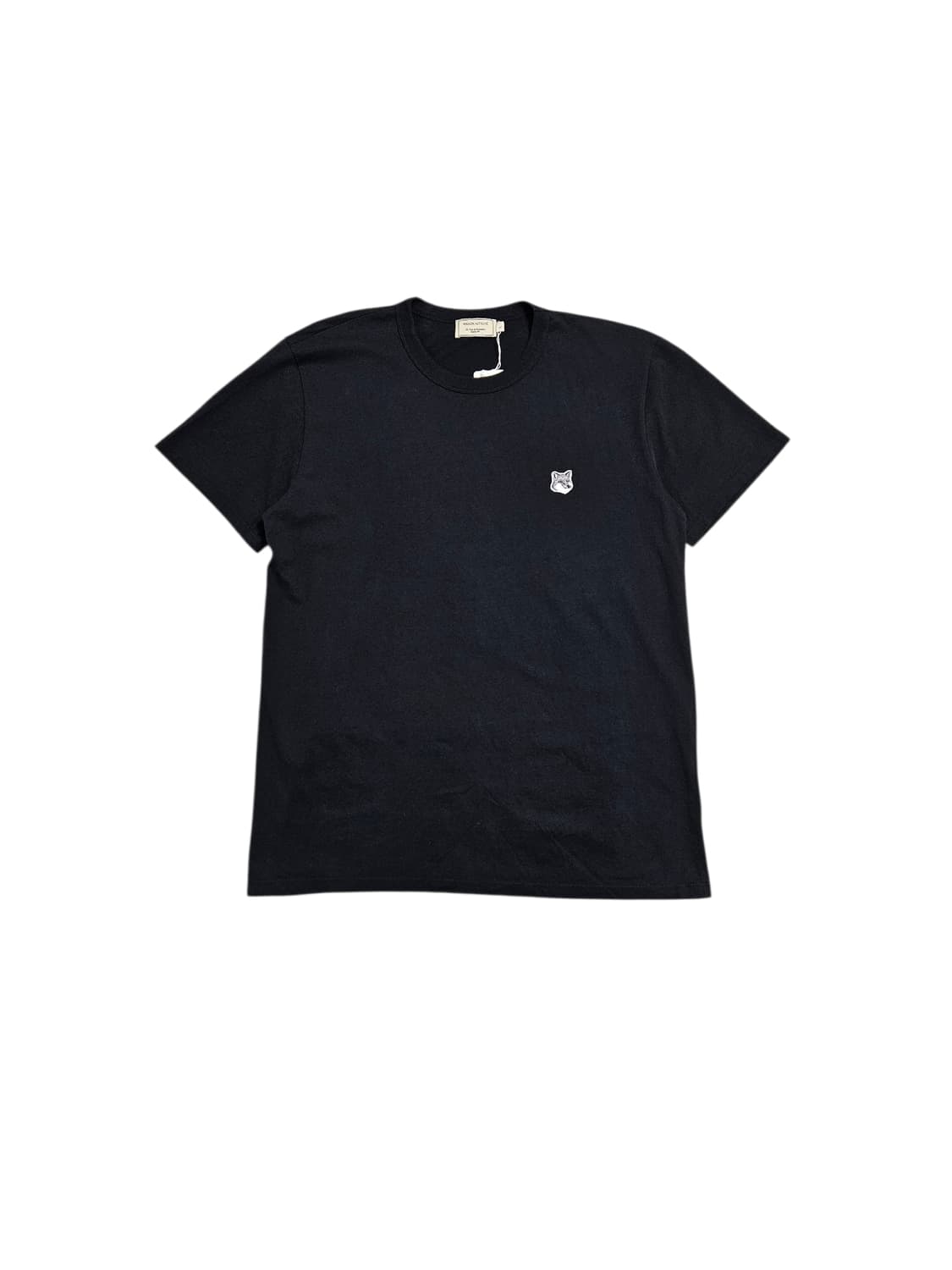 메종키츠네 폭스 헤드 반팔티 블랙 상품이미지1