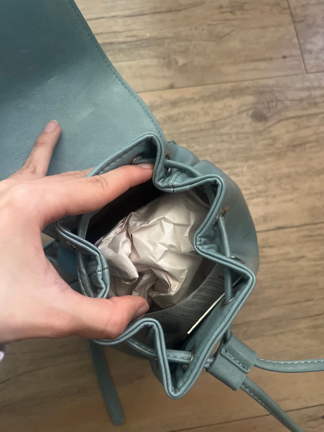 어반드레스 미니 백팩 블루 상품이미지4