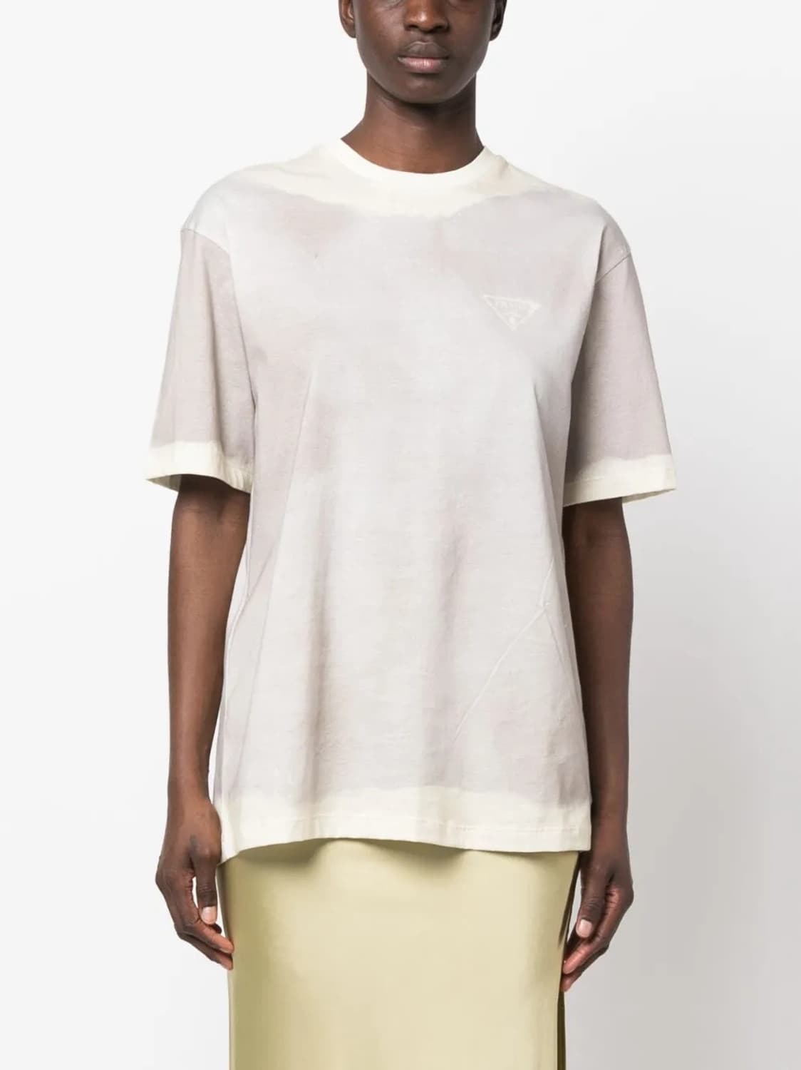 PRADA 프라다 타이다이 프린팅 백 슬릿 티셔츠 L사이즈 상품이미지5