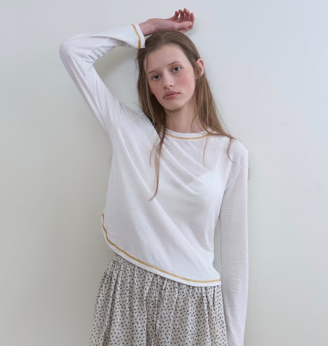 노컨텐츠 Light Flow T 화이트 티셔츠 상품이미지1