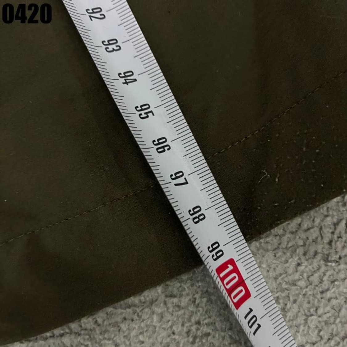 노스페이스 카키색 바지 34 상품이미지6