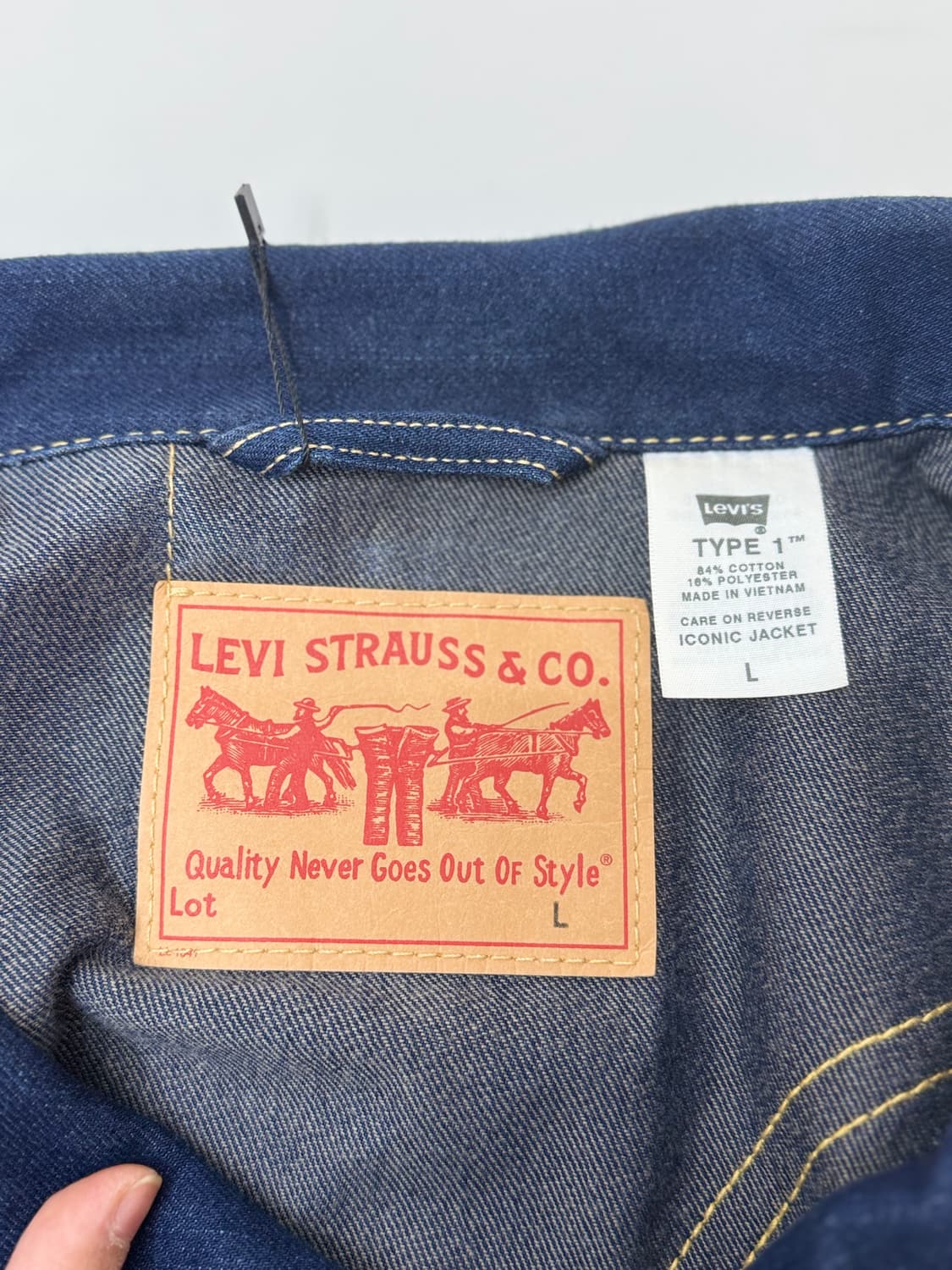 Levis 리바이스 type1 트러커 데님 자켓 상품이미지8