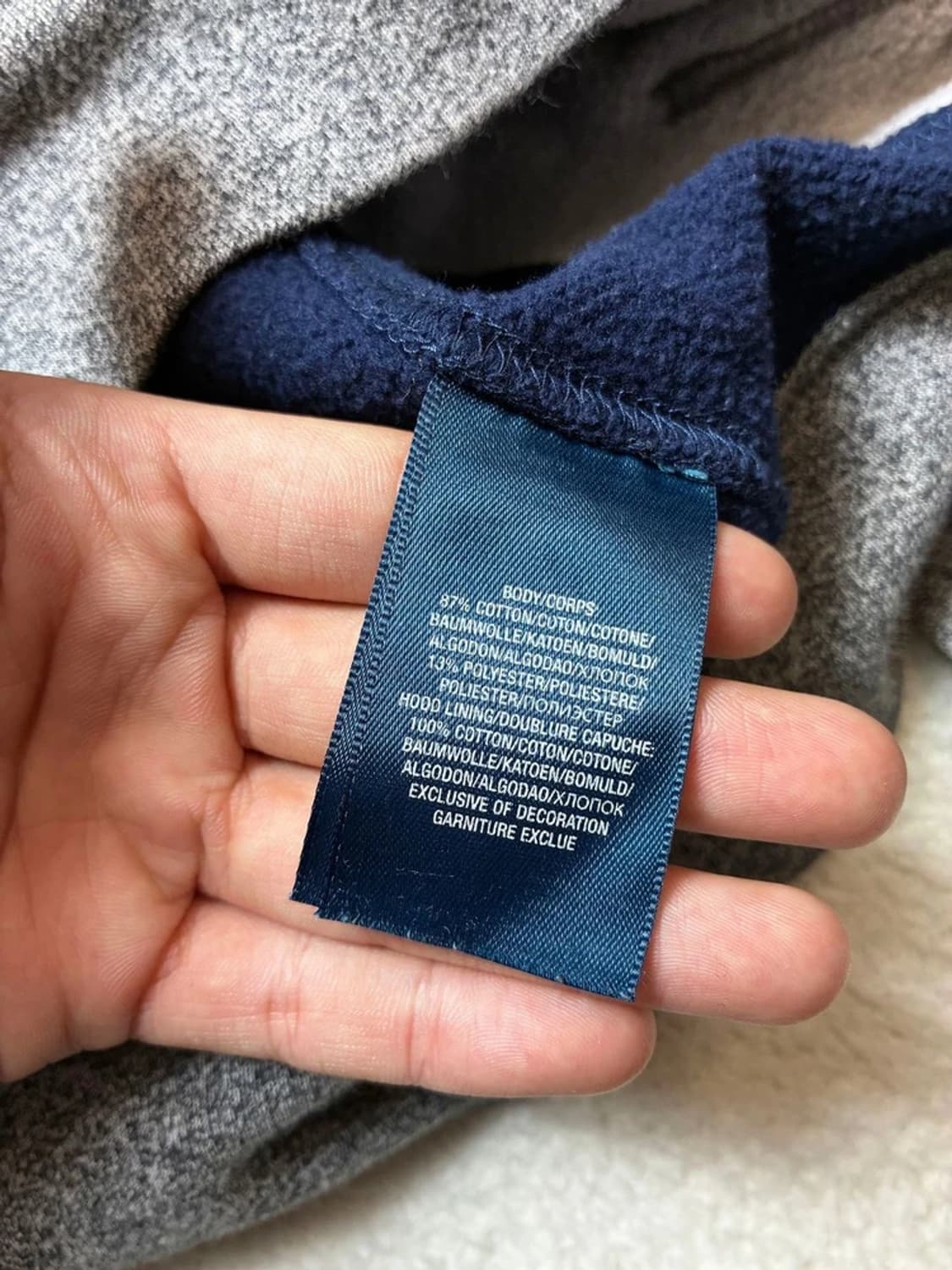 폴로 랄프로렌 00's 빅포니 배색 후드 집업 PN6404 상품이미지9