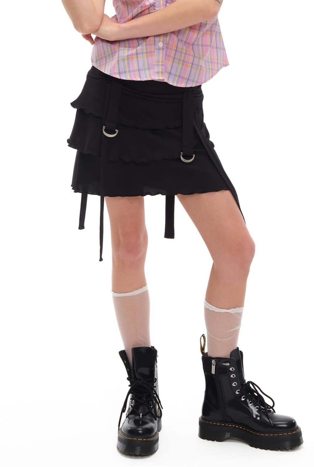 유쓰배쓰 YB CANCAN SKIRT BLACK 상품이미지1