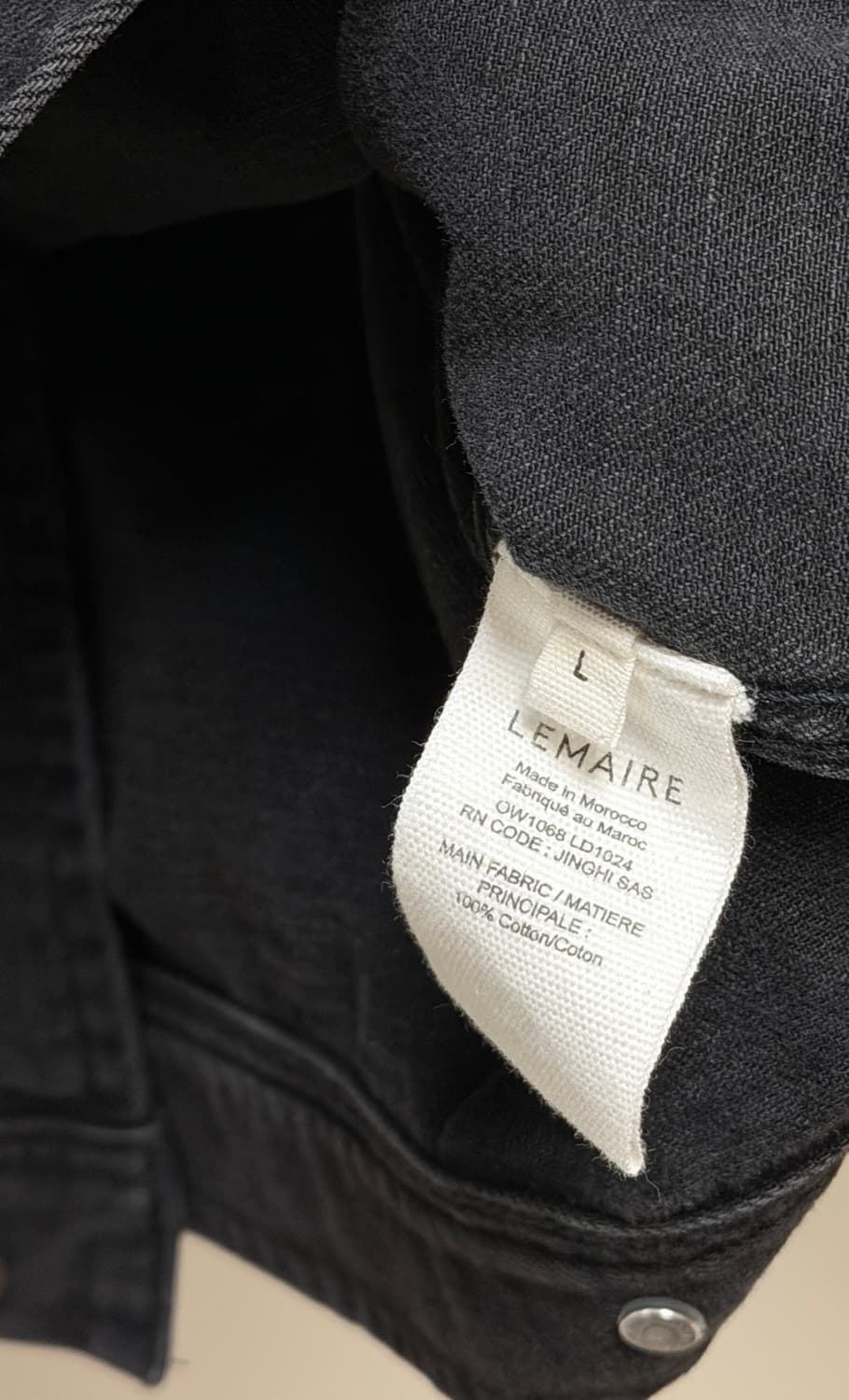 르메르 4포켓 블루종 데님 자켓 L size 상품이미지6