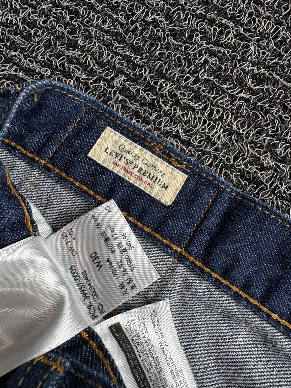 리바이스 프리미엄라인 원턱 치노 데님 팬츠 3433 상품이미지3