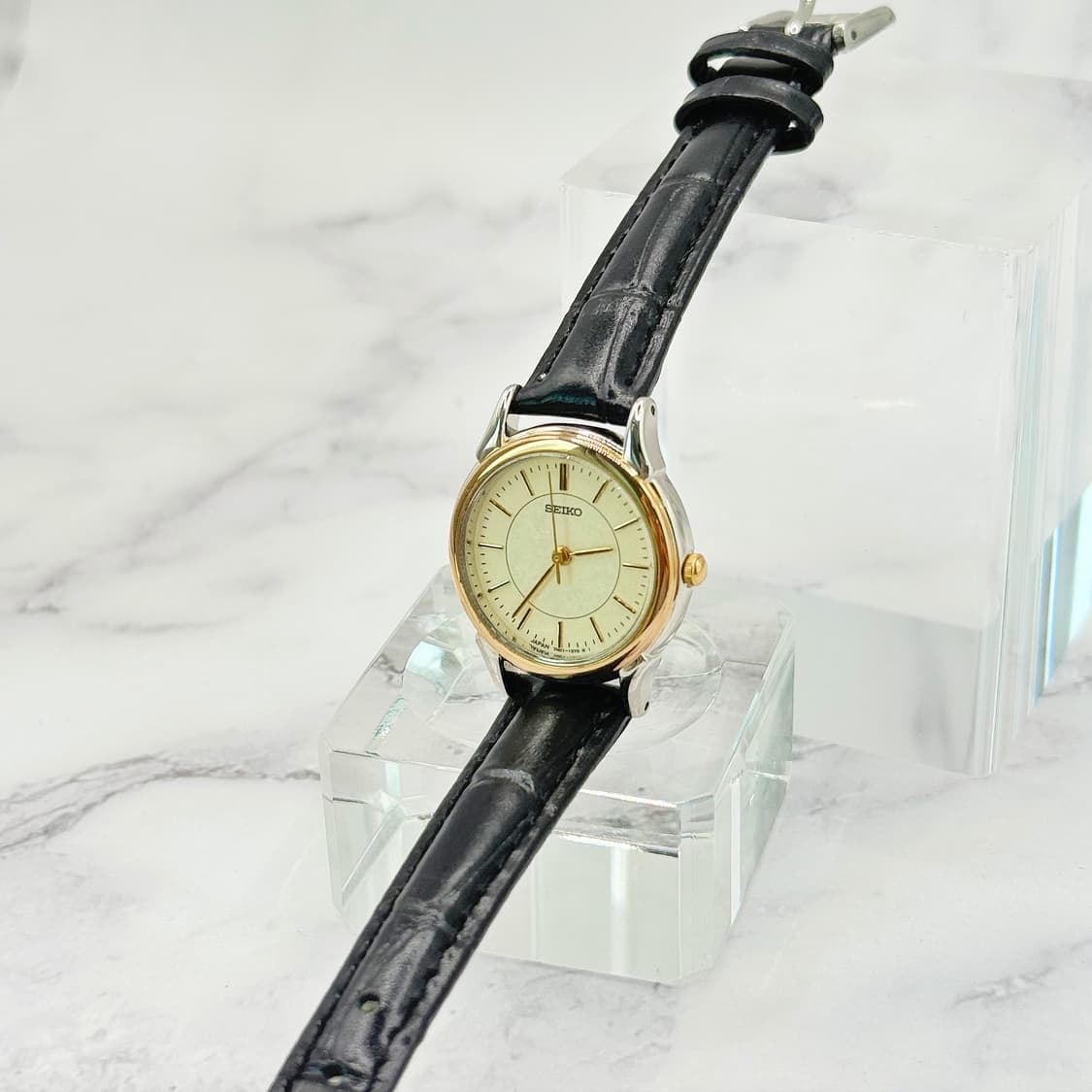90s00s 빈티지 세이코 투톤 파우더 다이얼 워치 상품이미지1