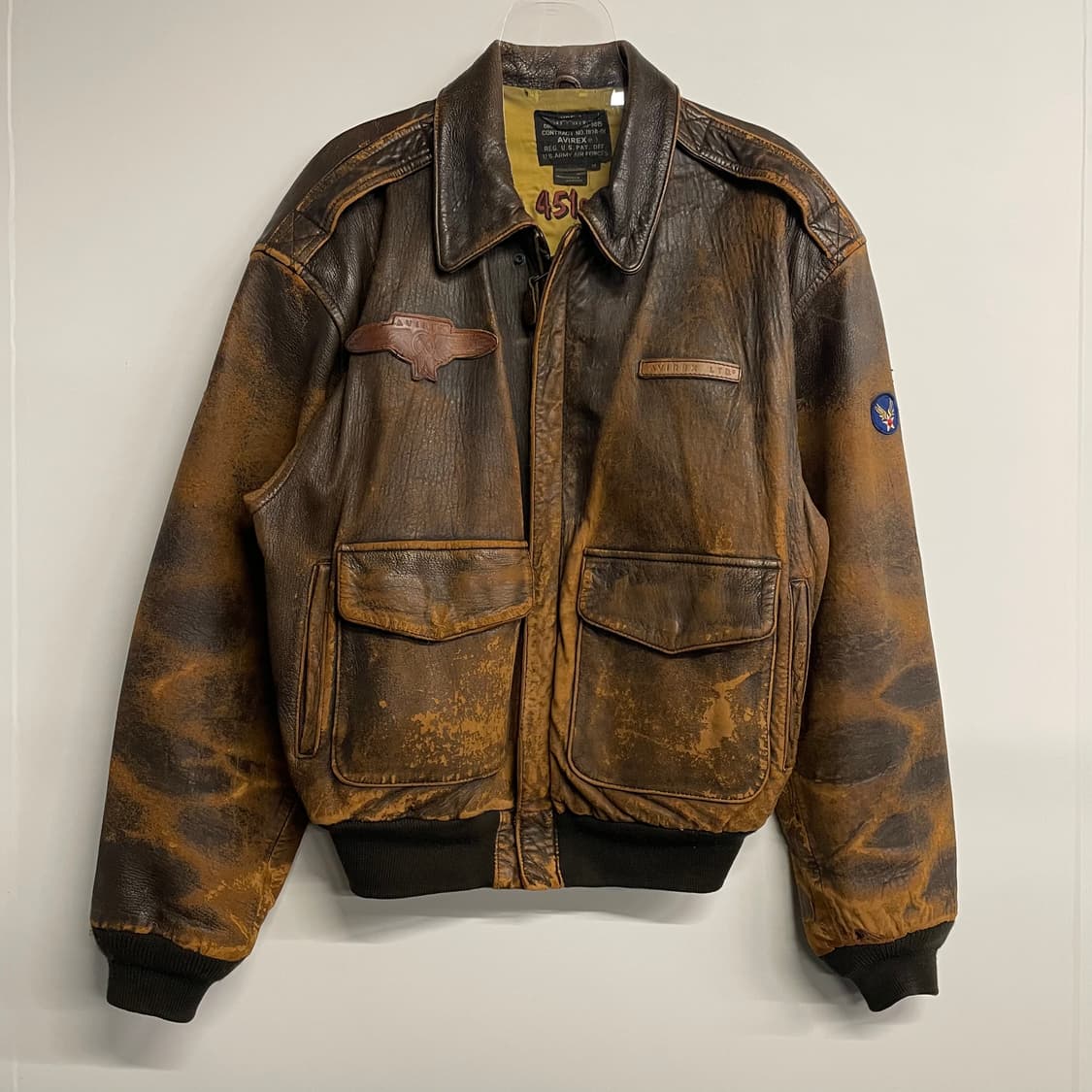 아비렉스 A2 가죽자켓 상품이미지1