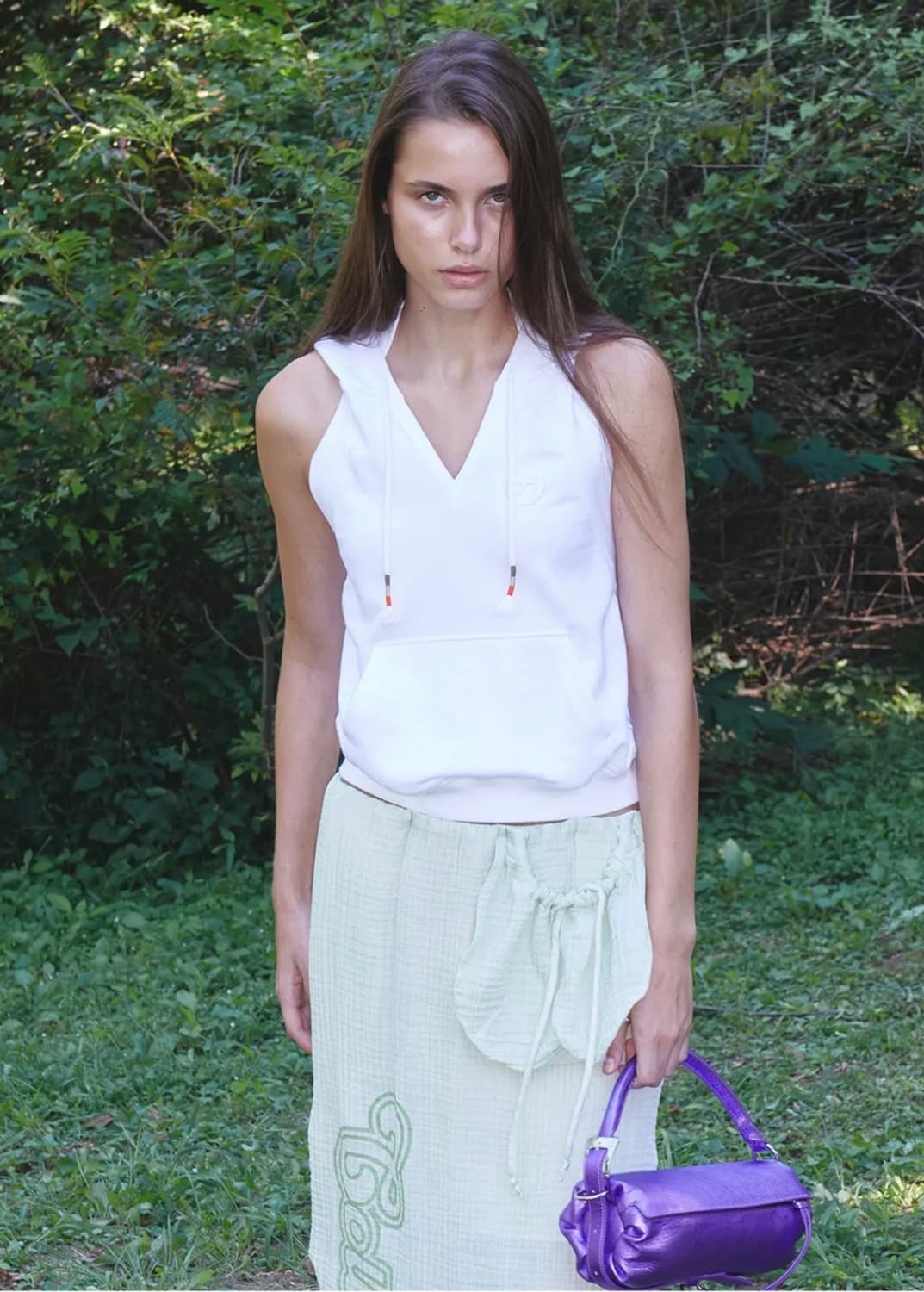 더오픈프로덕트 open yy 오픈와이와이 포켓 후드 슬리브리스 상품이미지1