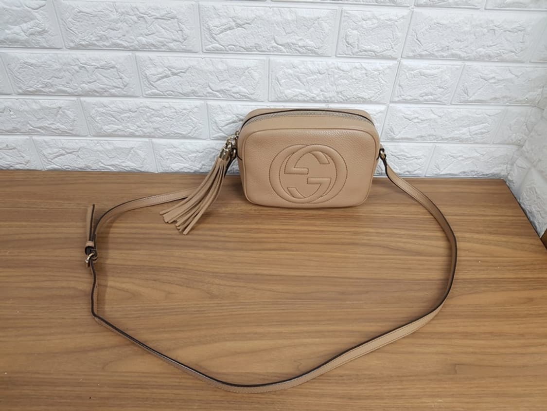 구찌 디스코백 크로스백 (정품 308364) 베이지색 상품이미지1