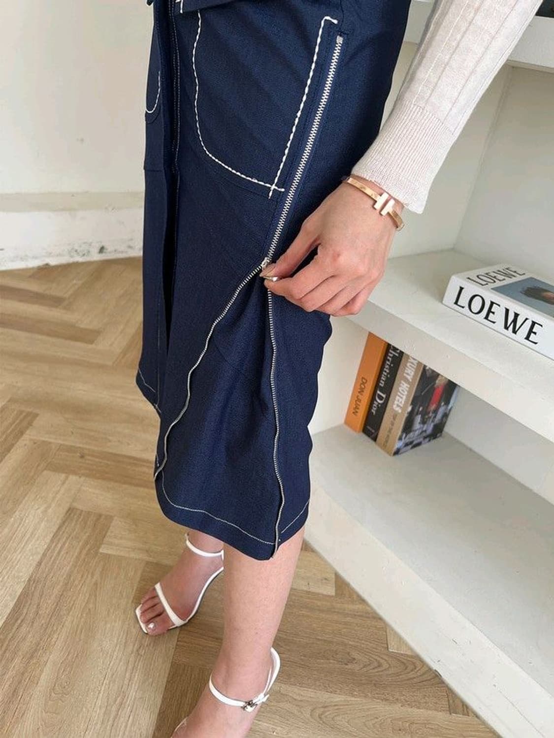 제이지쇼룸 엉넬 수입 버튼 가디건(아이),지퍼스커트세트 상품이미지10