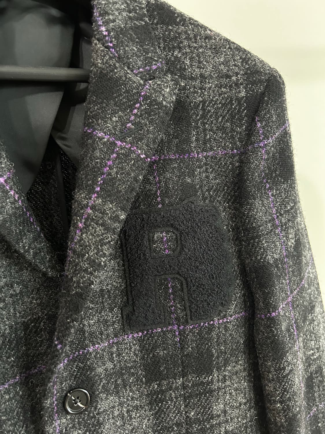 라프시몬스 울 부클 패치 블레이저 상품이미지3