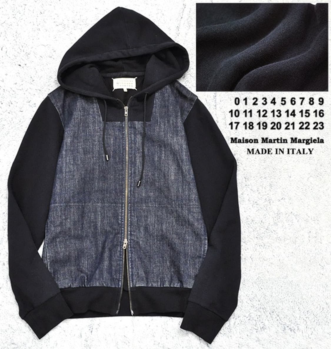 Maison Martin Margiela denim hood zip 상품이미지1