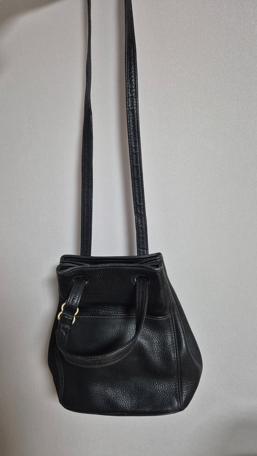 빈티지 올드코치 블랙 숄더백 made in USA 상품이미지4