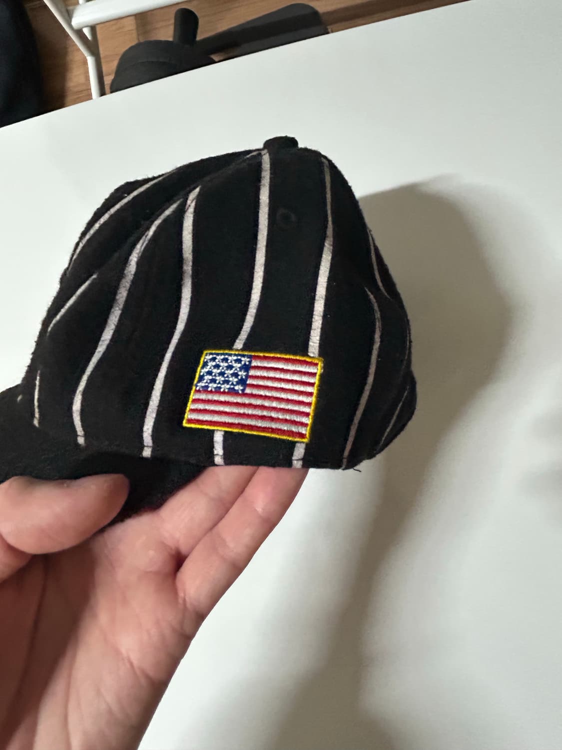 스투시 x 이벳필드 플란넬 스트라이프 모자 상품이미지7