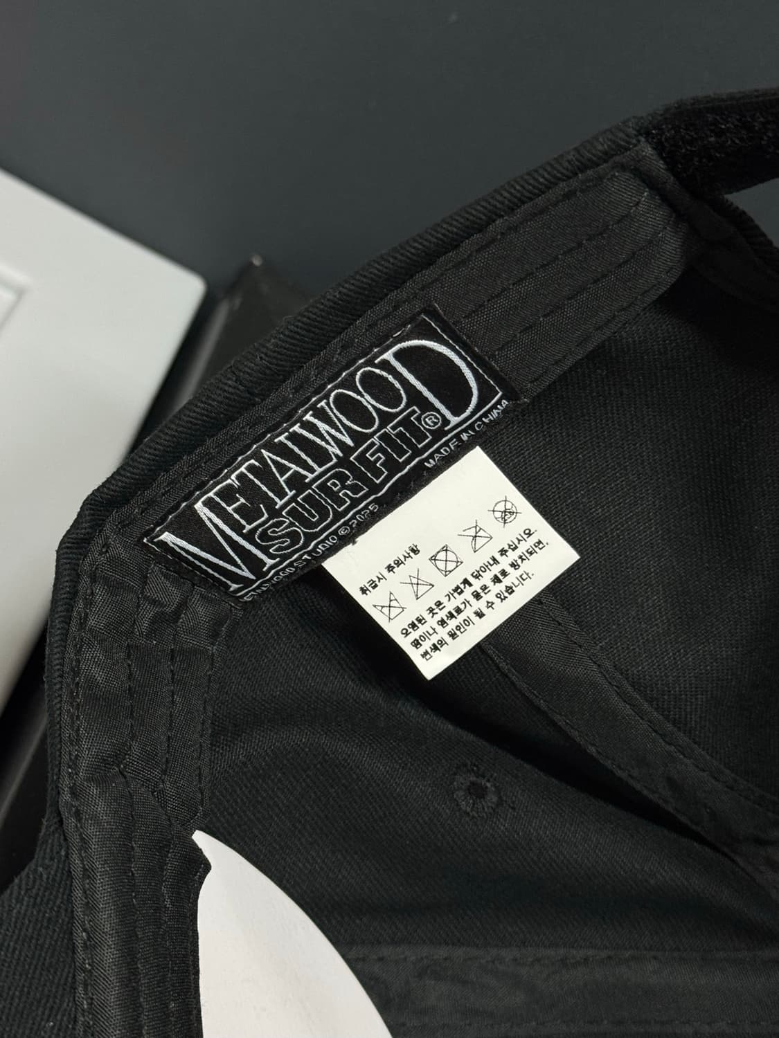 [OS] metalwood 메탈우드 캡 블랙 상품이미지2