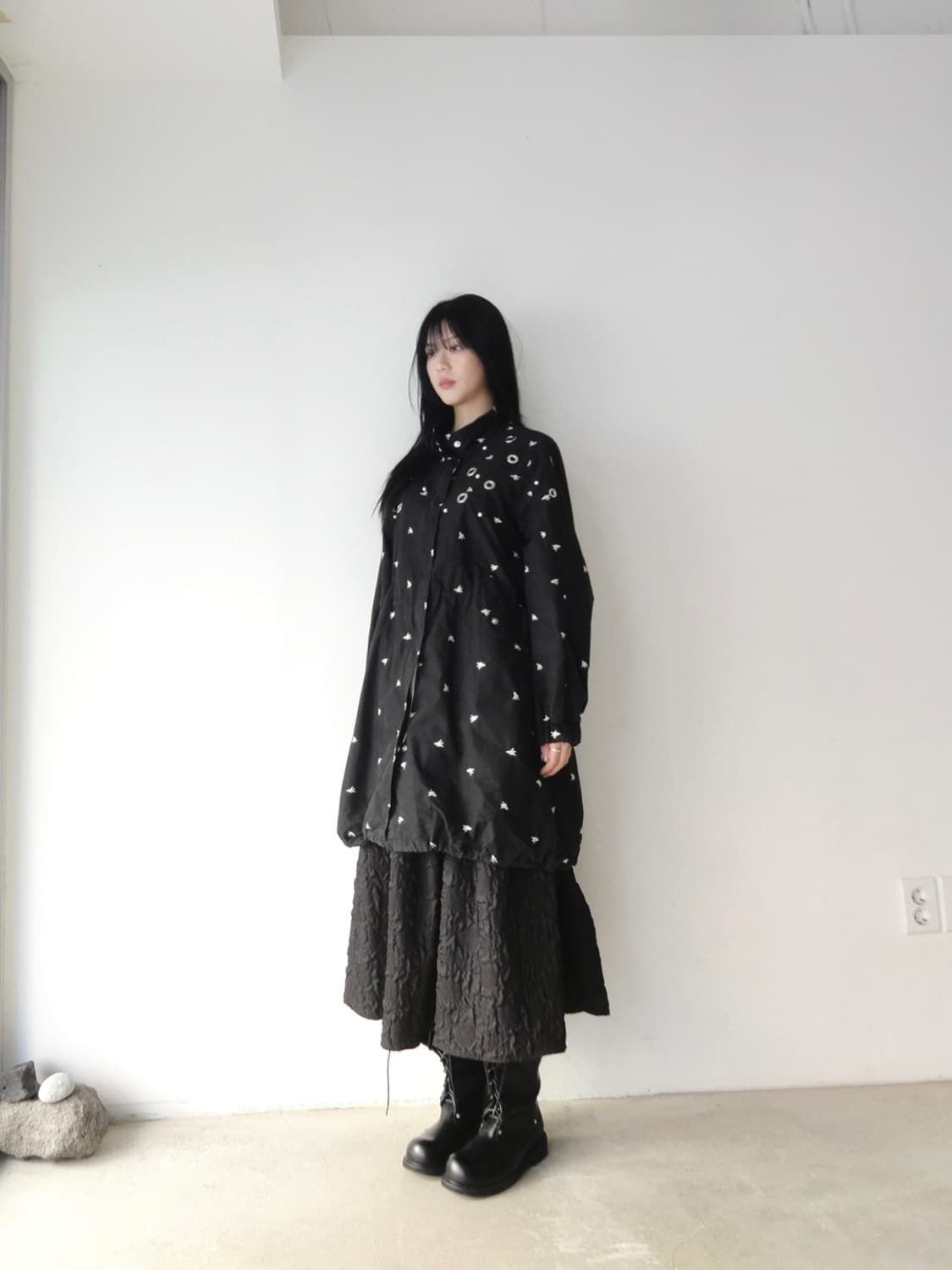 EGOIST hole punching jacket / black 상품이미지5