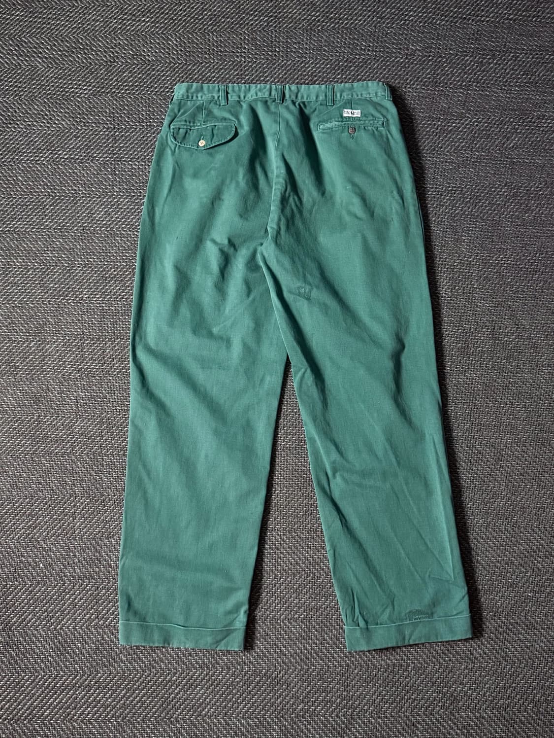 (36) 90s 폴로 랄프로렌 HAMMOND 더블 플리츠 치노 팬츠 상품이미지10