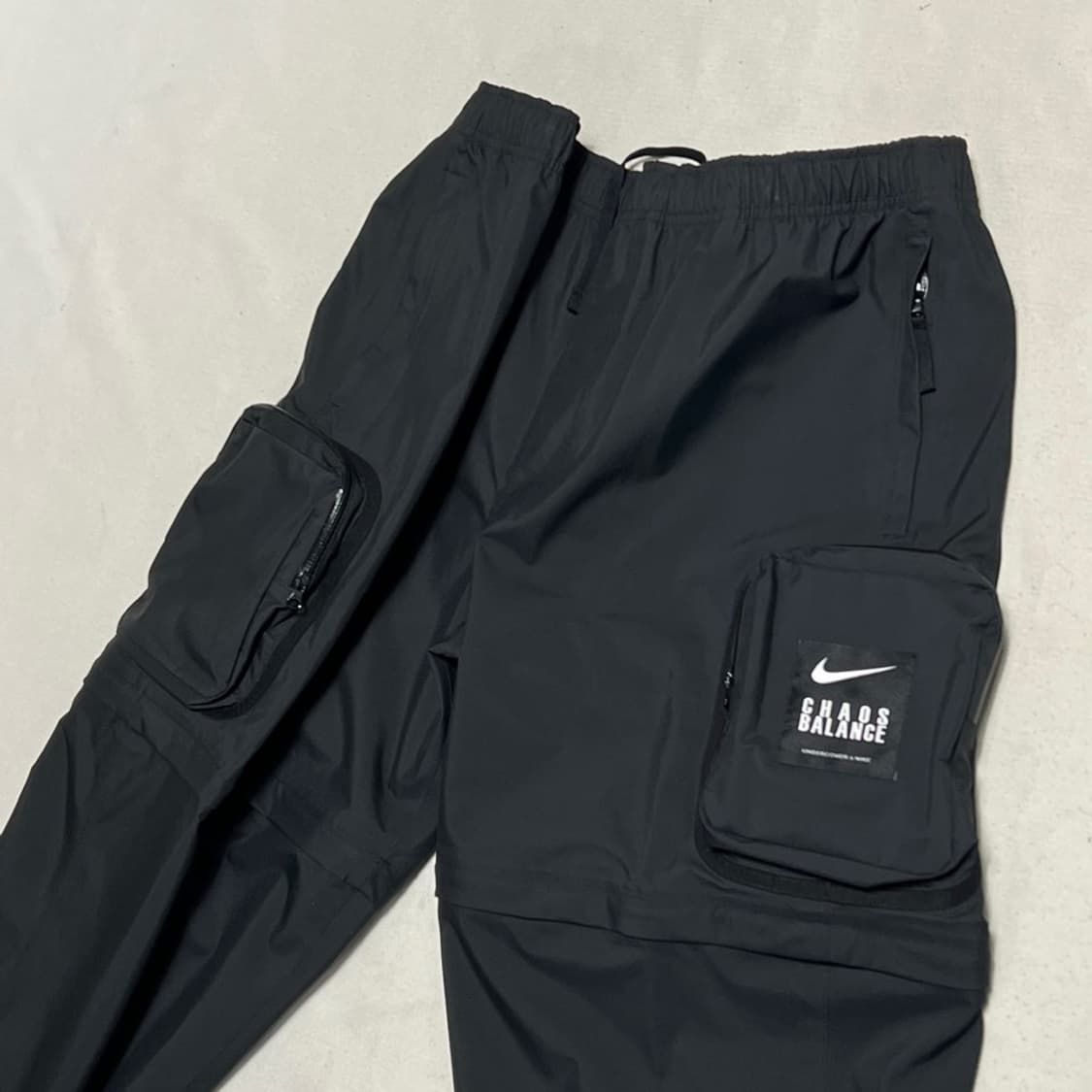 XL 새상품 나이키 X 언더커버 투인원 블랙 팬츠 상품이미지1