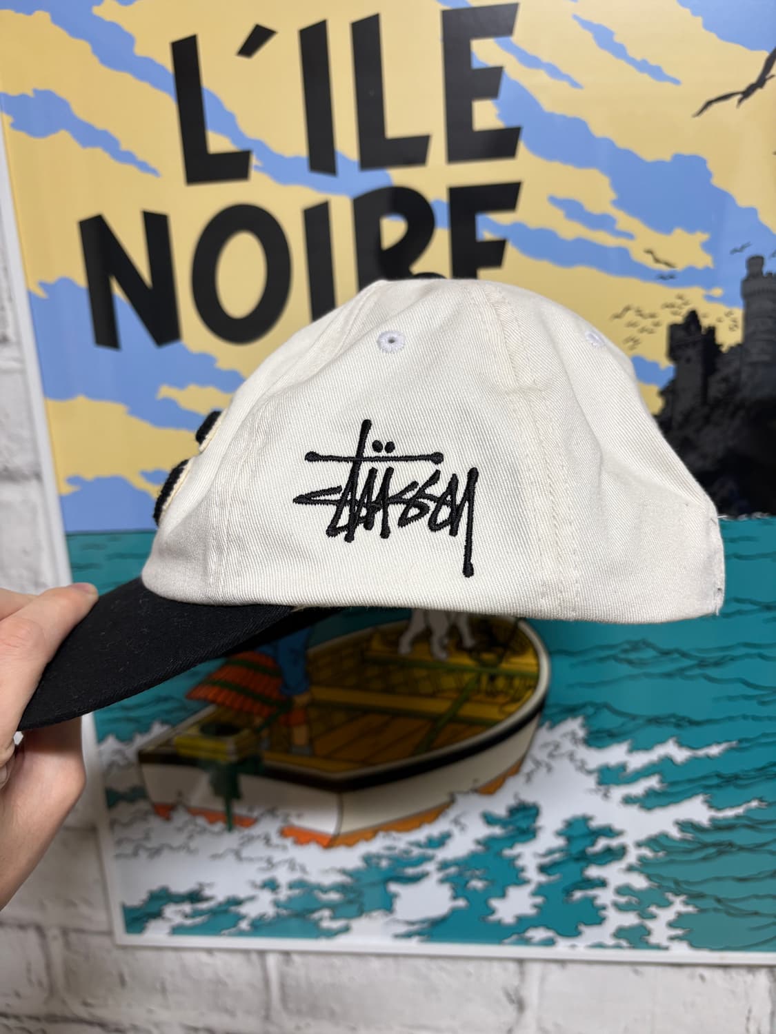 스투시 셔닐 s 로우 프로캡 내츄럴 상품이미지2