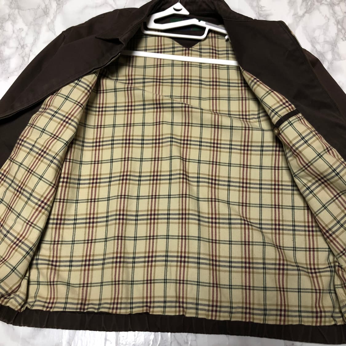 빈폴 자켓 블루종 스윙톱 깔끔 남성용 초코브라운 상품이미지4