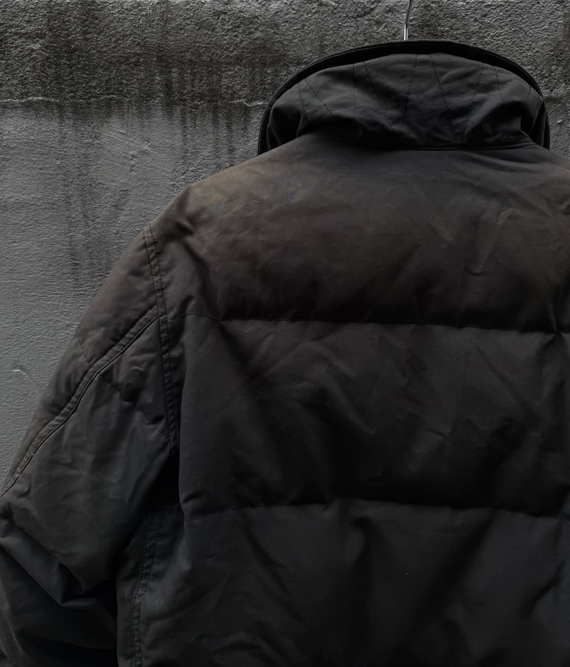 꼼데가르송 옴므 빈티지 오일 워싱 다운 패딩 자켓 상품이미지5