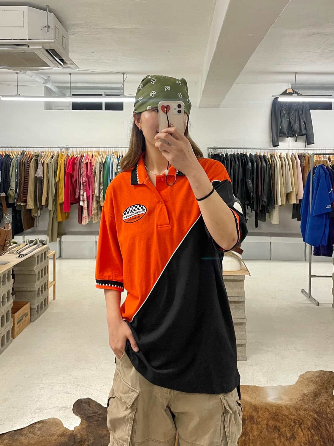 HARLEY DAVIDSON racing collar t-shirts 상품이미지1