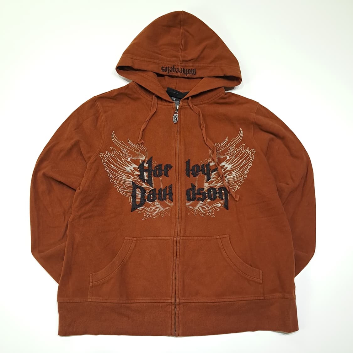 CL172 XL 할리데이비슨 코튼/폴리 혼방 플리스 후드 집업 상품이미지1