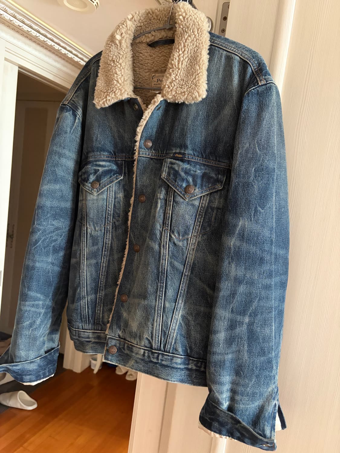 폴로 랄프로렌 3세대 쉐르파 청자켓 상품이미지1