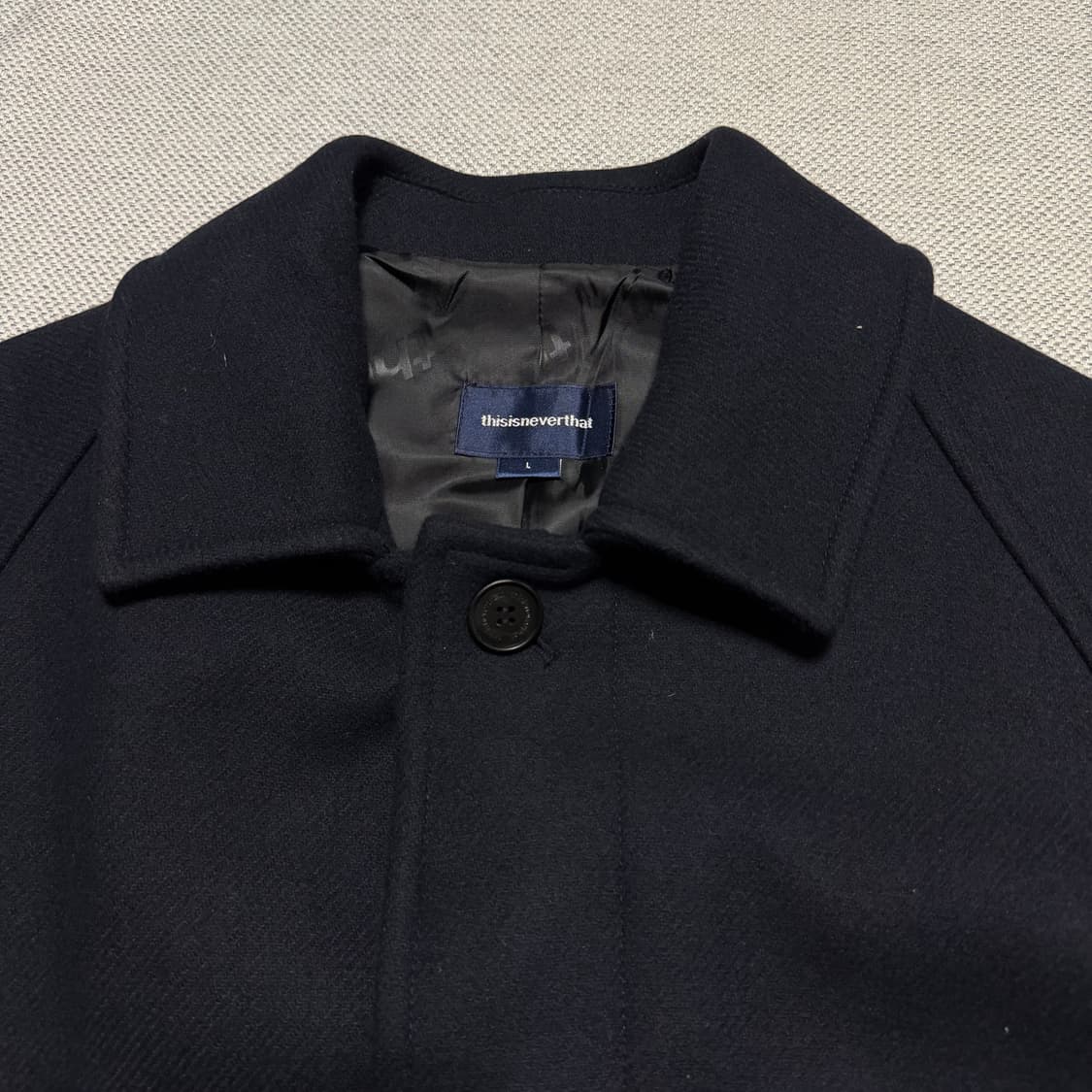 디스이즈네버댓 울 롱코트 상품이미지3